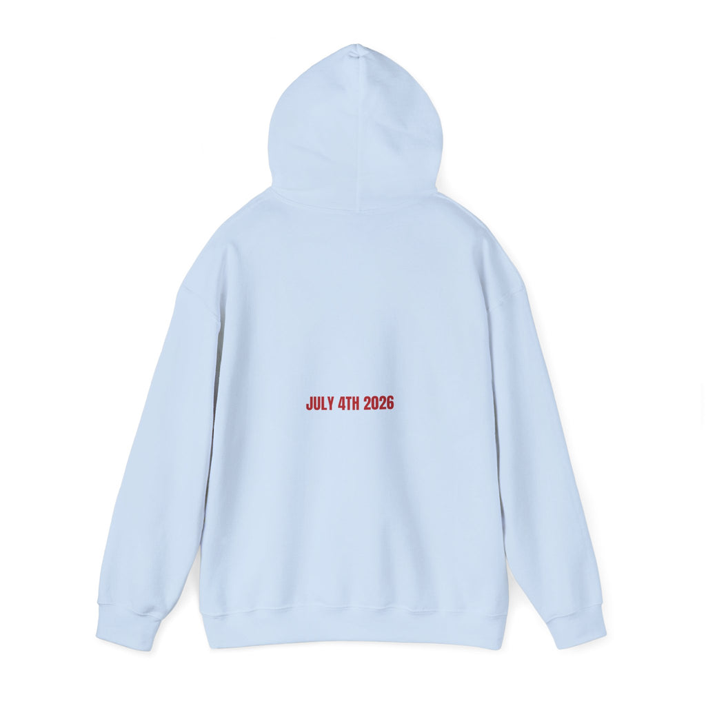 July 4Th 2026 - Trendy Teez Funny Hoodie (Back Print) mockup