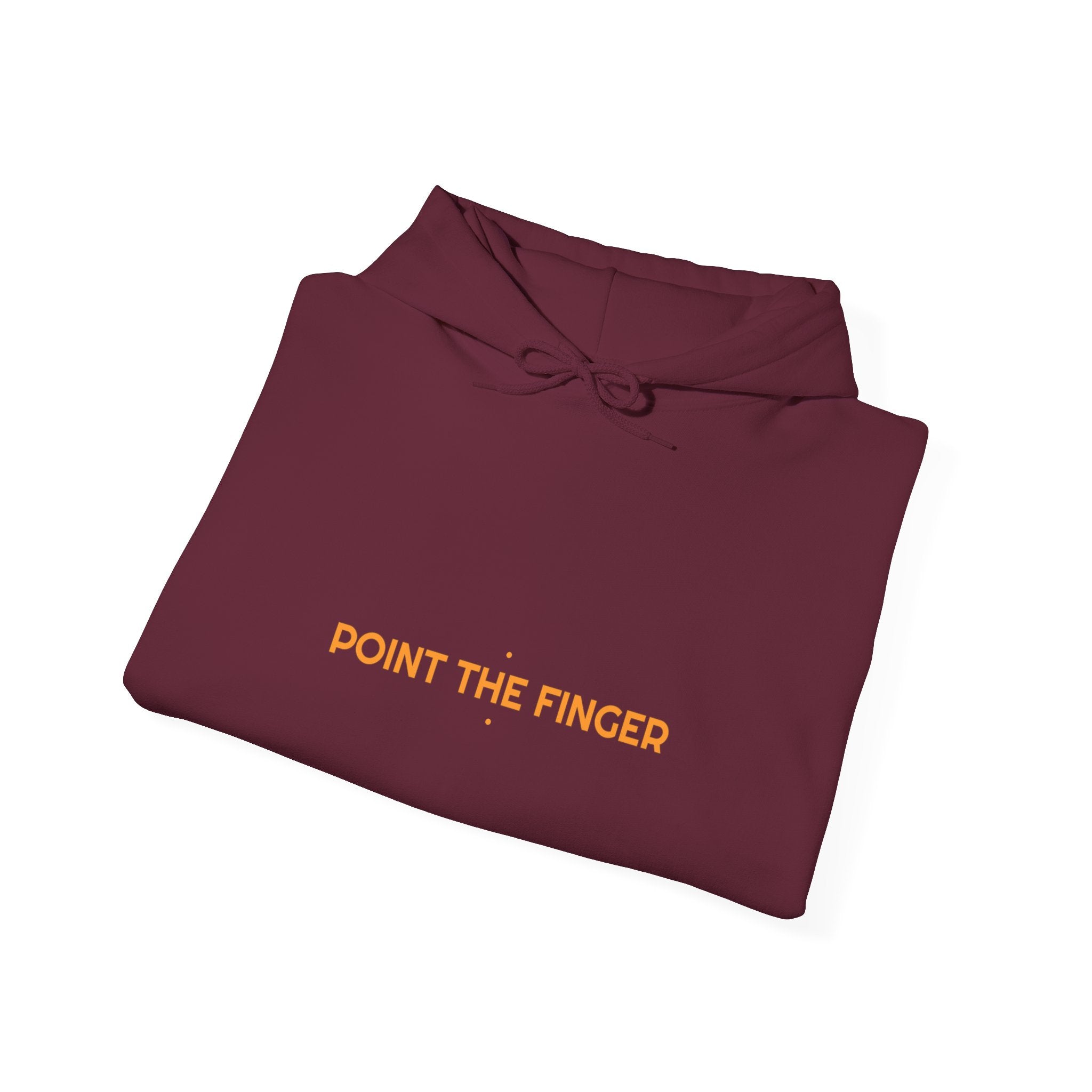 Point The Finger - Trendy Teez Funny Hoodie mockup