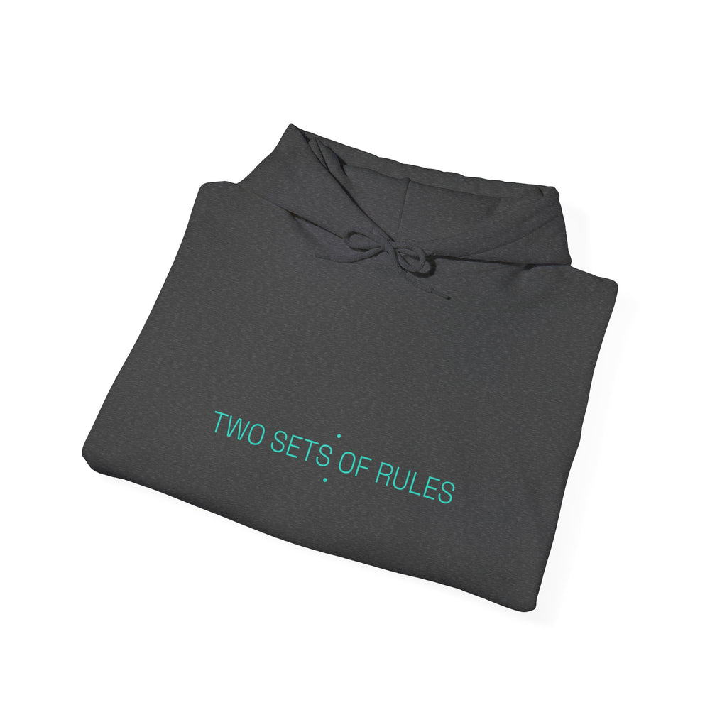 Two Sets Of Rules - Trendy Teez Funny Hoodie mockup