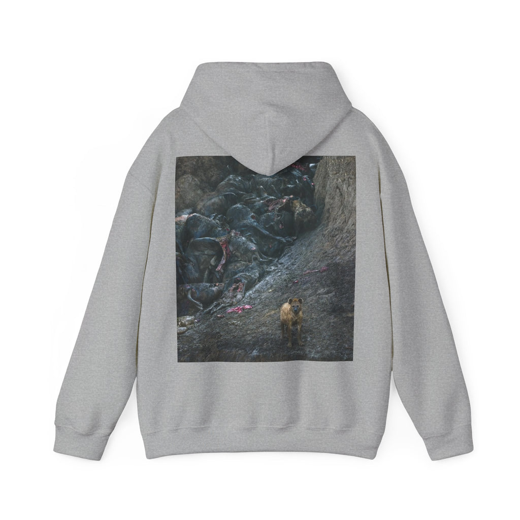 Feast / In The Surge To Cross The Mara River Th... — Hard Hoodie (Back Print)