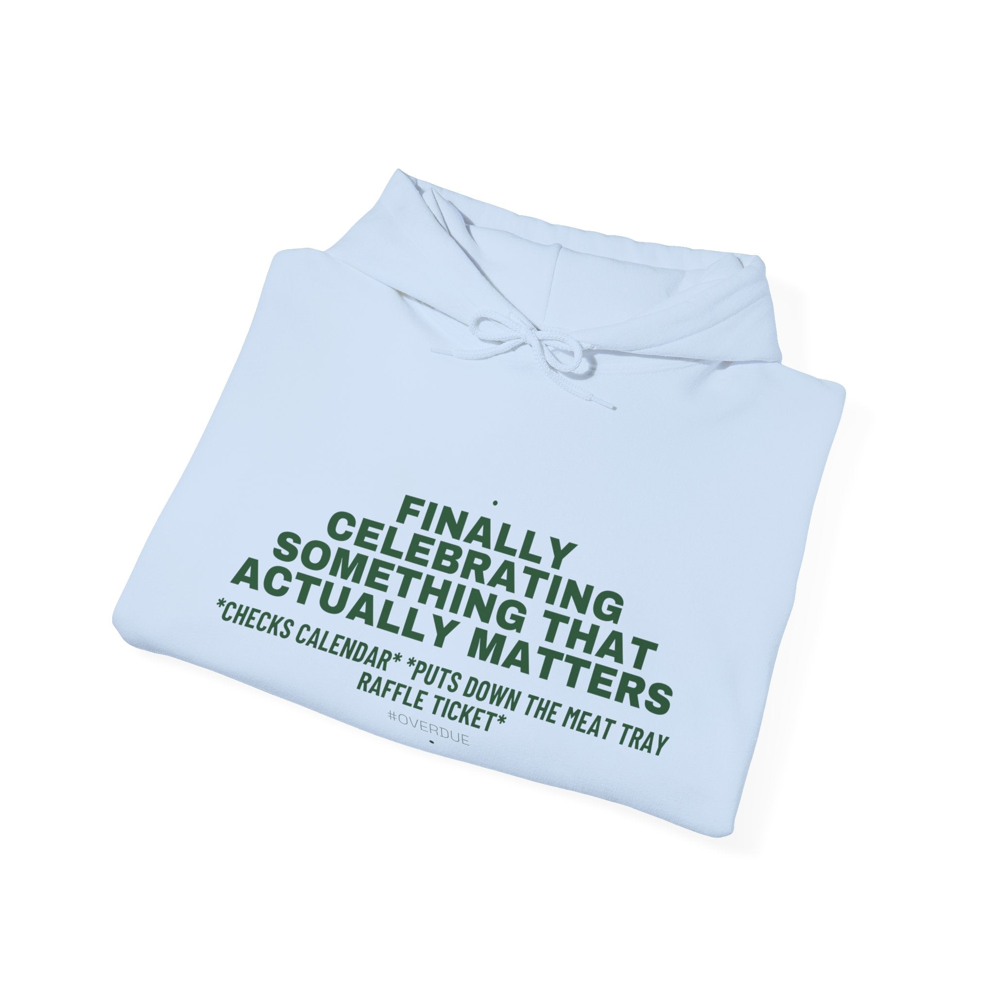 Finally Celebrating Something That Actually Mat... - Trendy Teez Funny Hoodie mockup