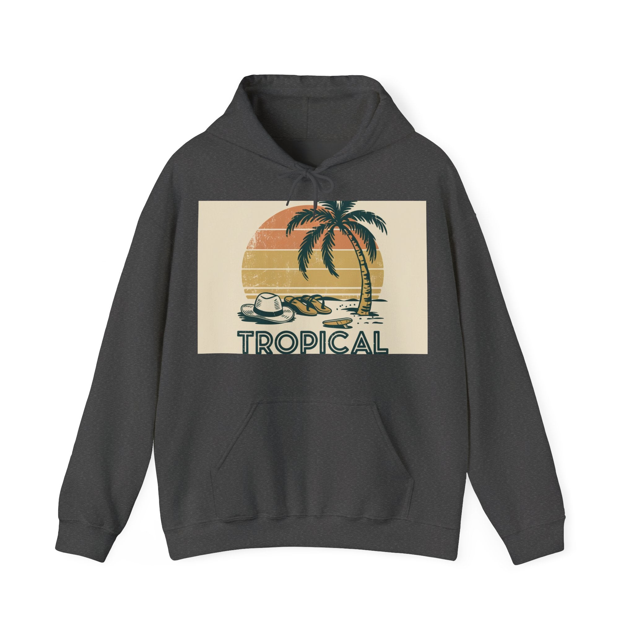 Tropical State Of Mind - Trendy Teez Funny Hoodie mockup