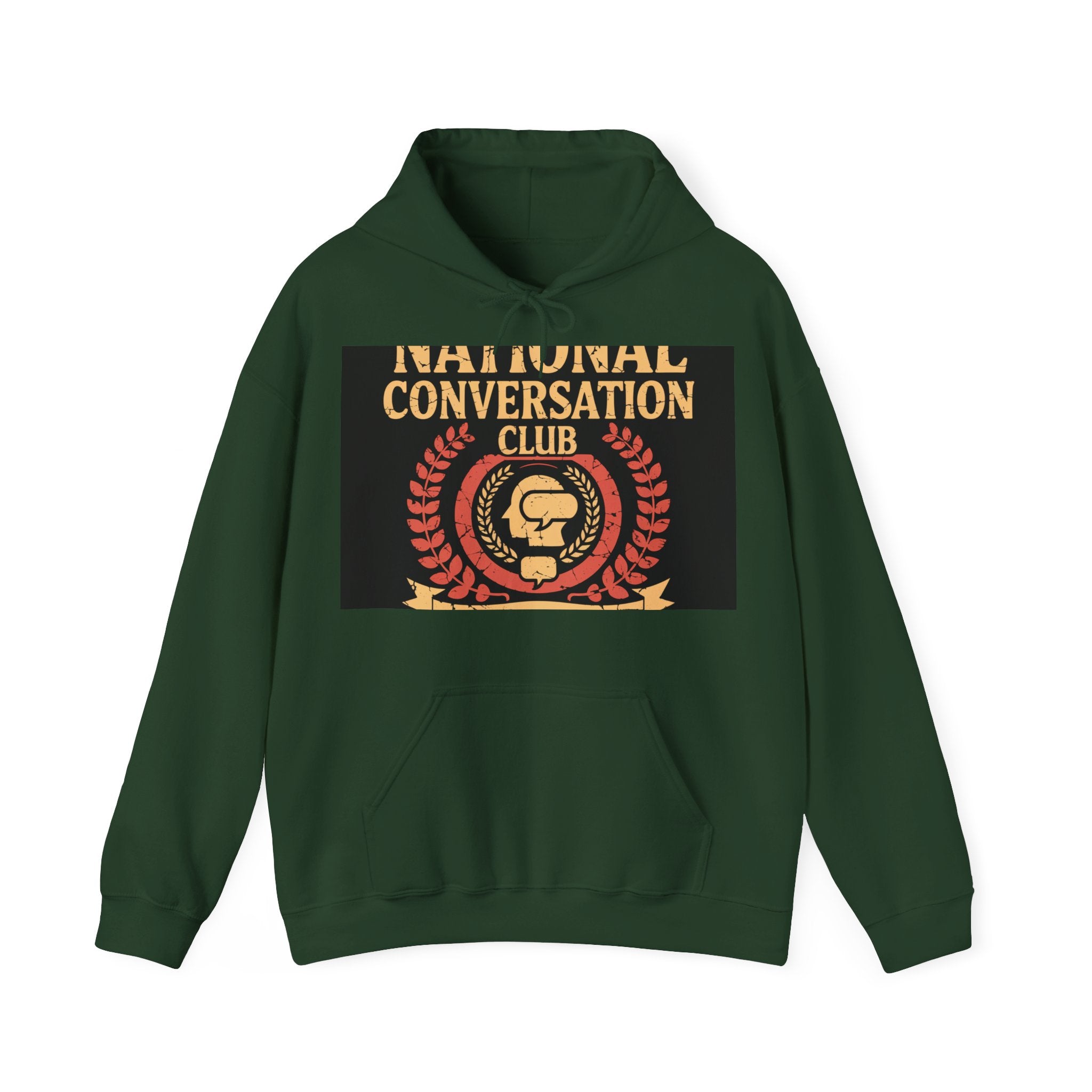 National Conversation Club - Trendy Teez Funny Hoodie mockup