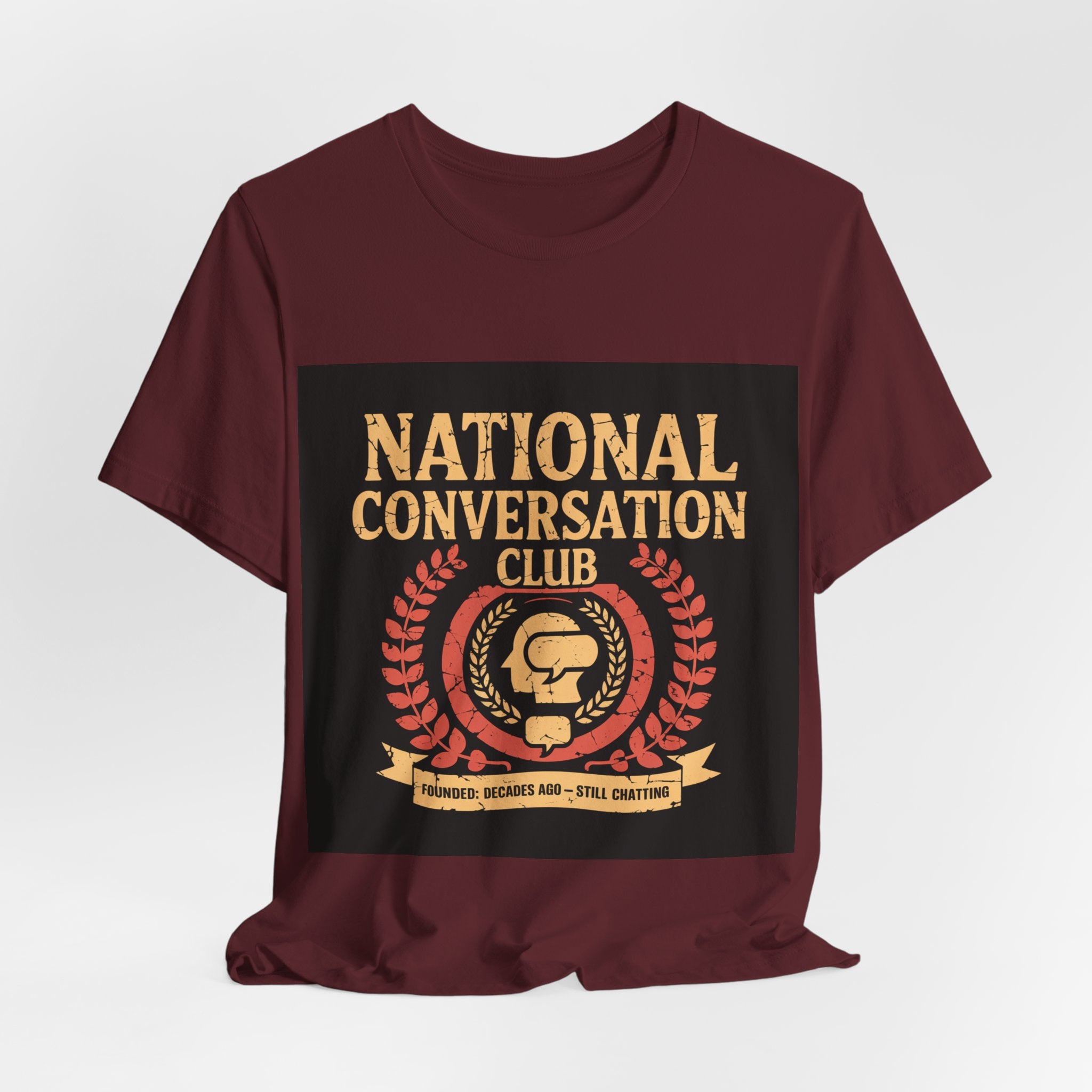 National Conversation Club - Trendy Teez Funny Tee mockup