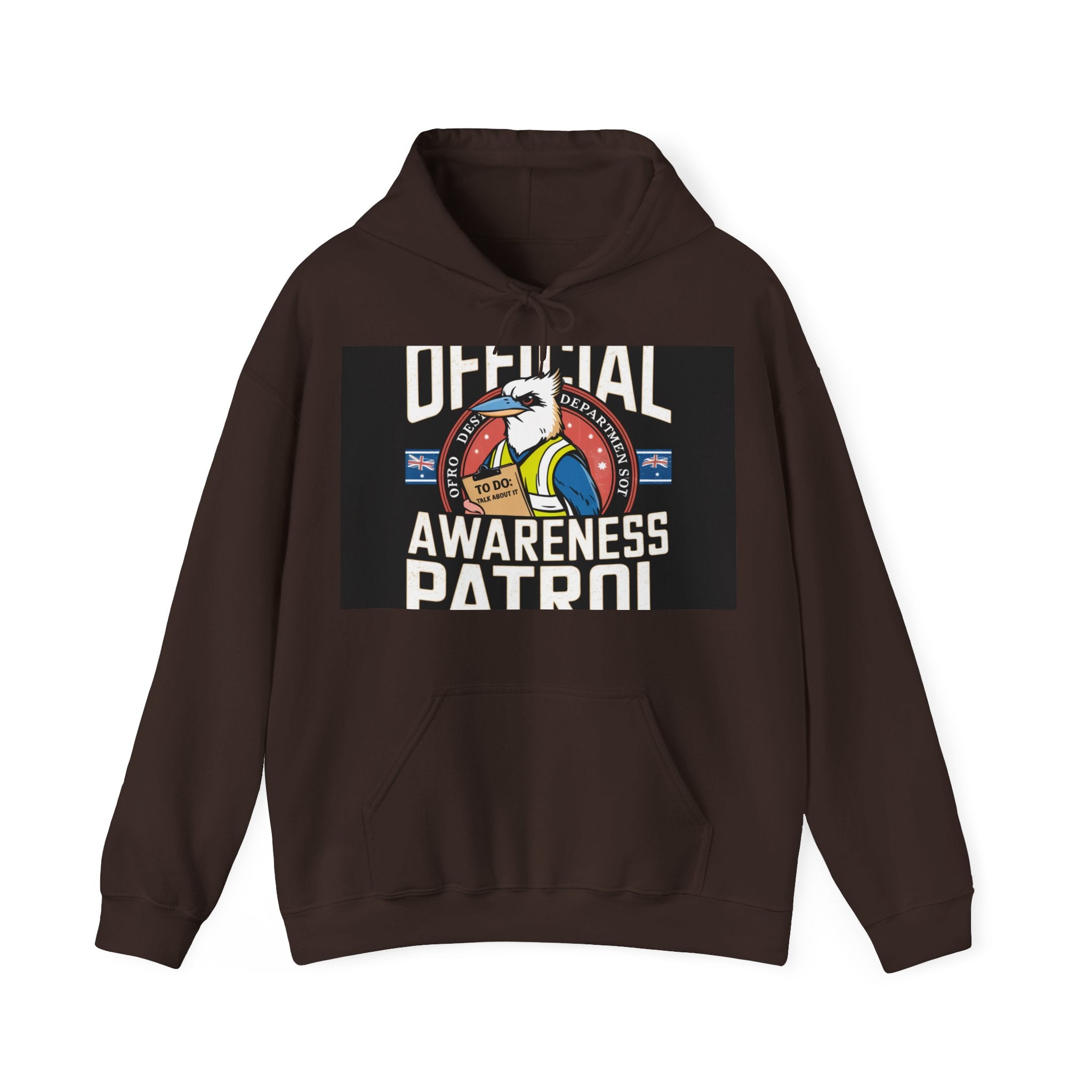 Official Awareness Patrol - Trendy Teez Funny Hoodie mockup