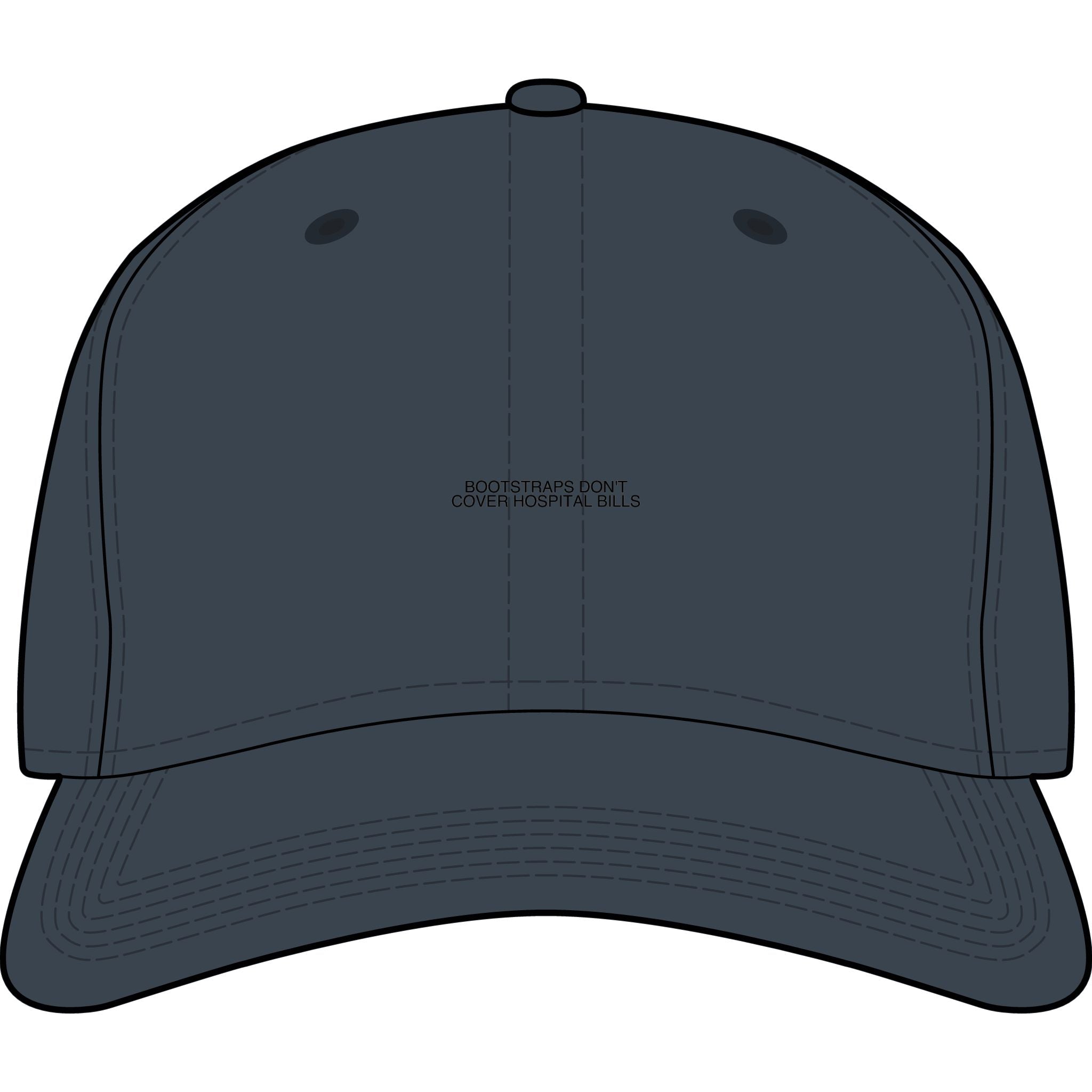 Bootstraps Don'T Cover Hospital Bills — Funny Cap