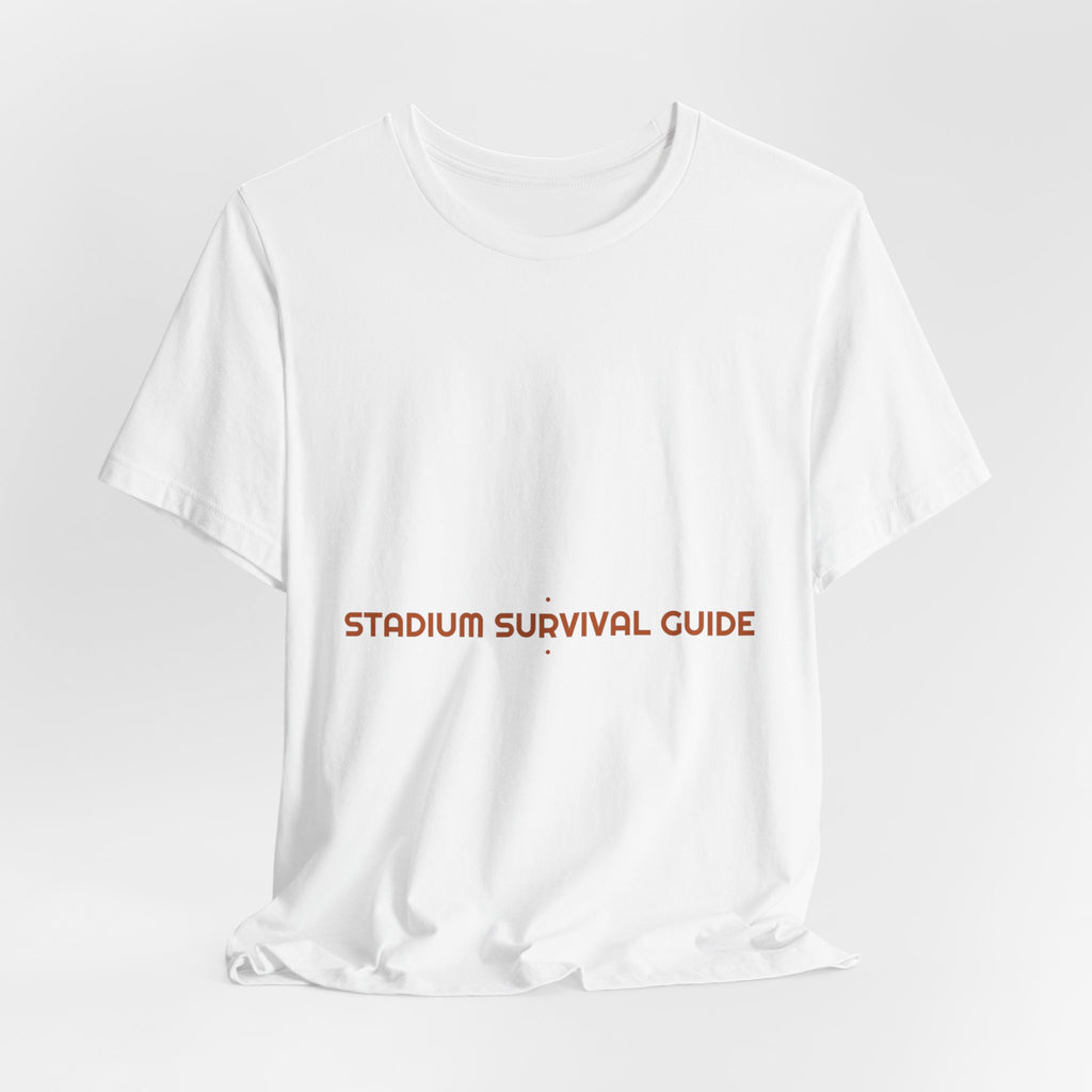 Stadium Survival Guide - Trendy Teez Funny Tee mockup