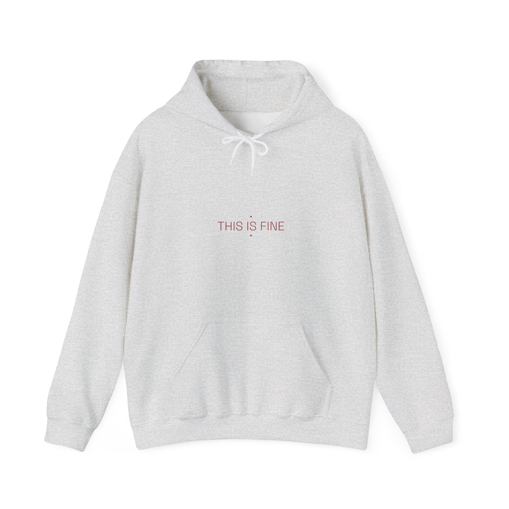 This Is Fine - Trendy Teez Funny Hoodie mockup