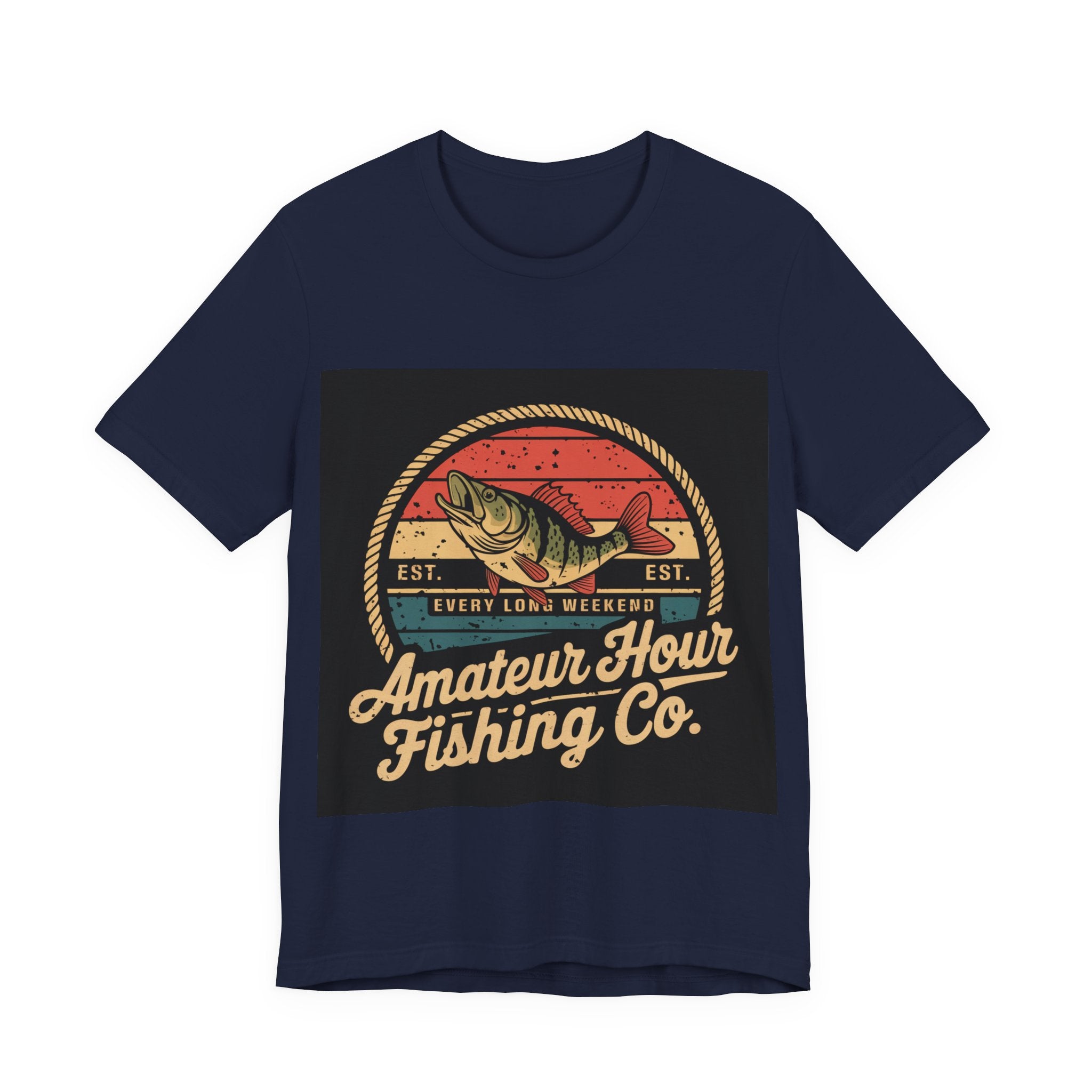Amateur Hour Fishing Co. - Trendy Teez Funny Tee mockup
