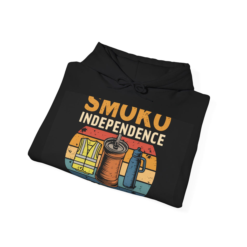 Smoko Independence Movement - Trendy Teez Funny Hoodie mockup
