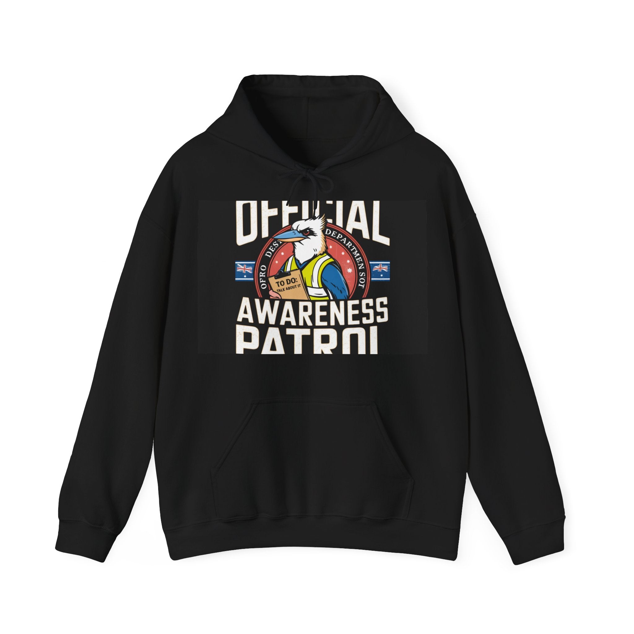 Official Awareness Patrol - Trendy Teez Funny Hoodie mockup