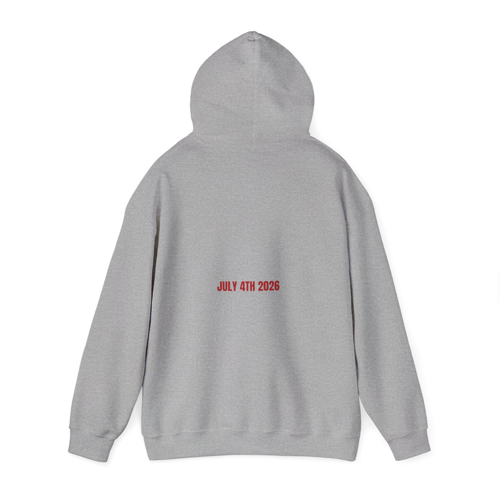 July 4Th 2026 - Trendy Teez Funny Hoodie (Back Print) mockup