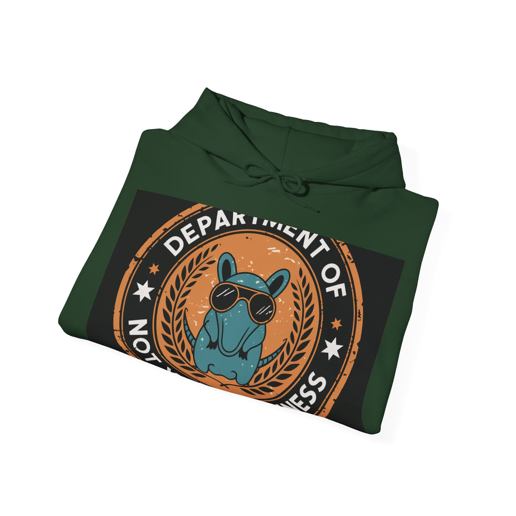 Department Of Not Your Business - Trendy Teez Funny Hoodie mockup