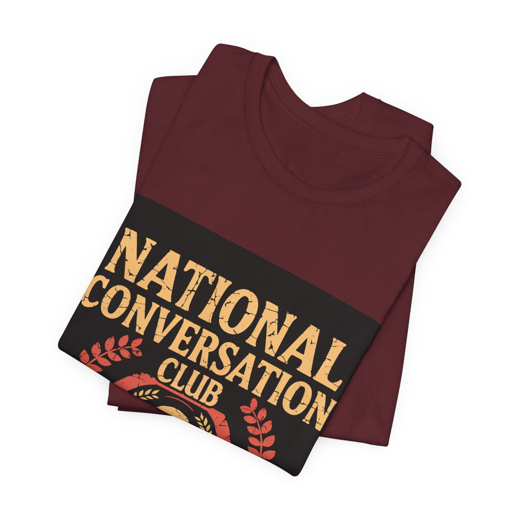 National Conversation Club - Trendy Teez Funny Tee mockup