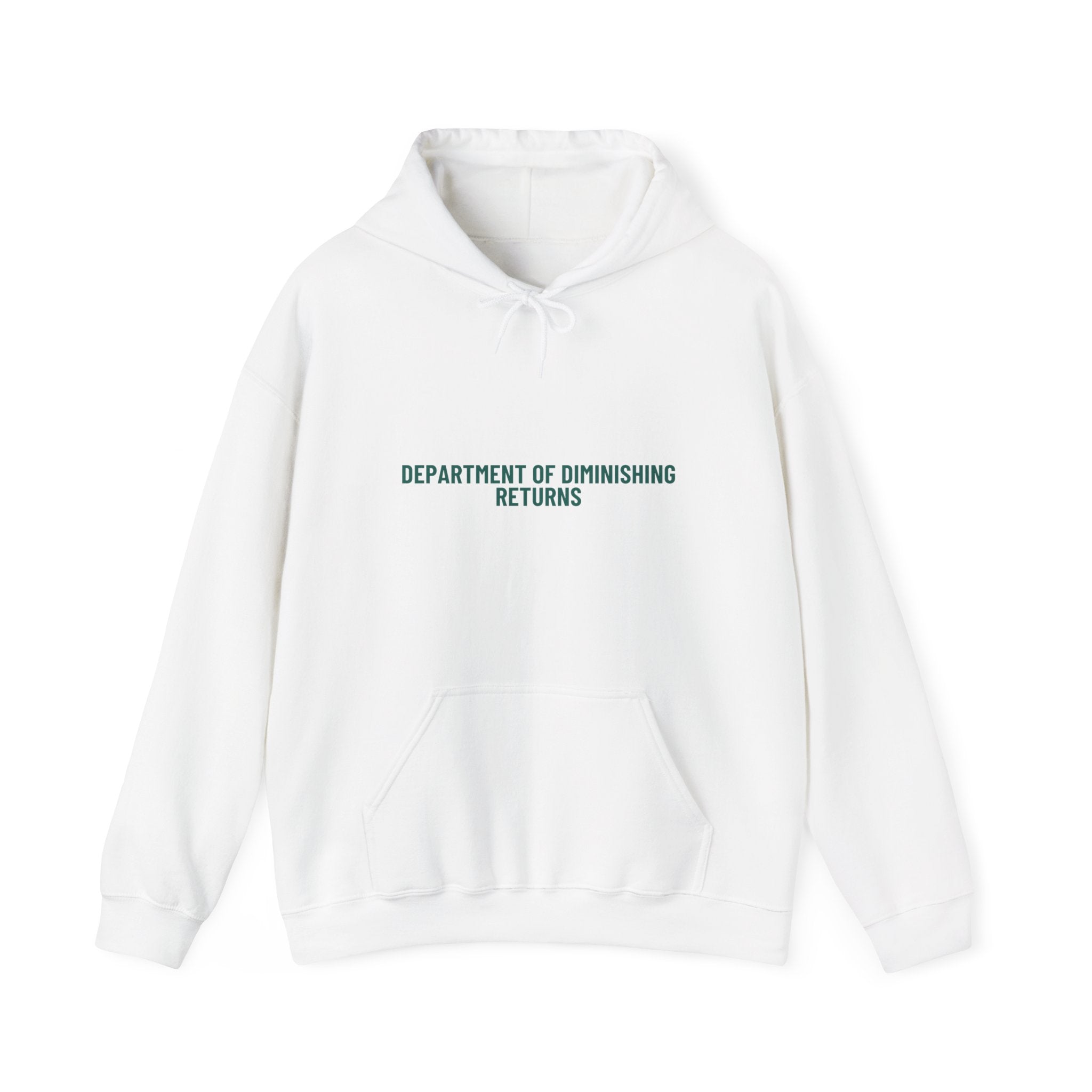 Department Of Diminishing Returns - Trendy Teez Funny Hoodie mockup