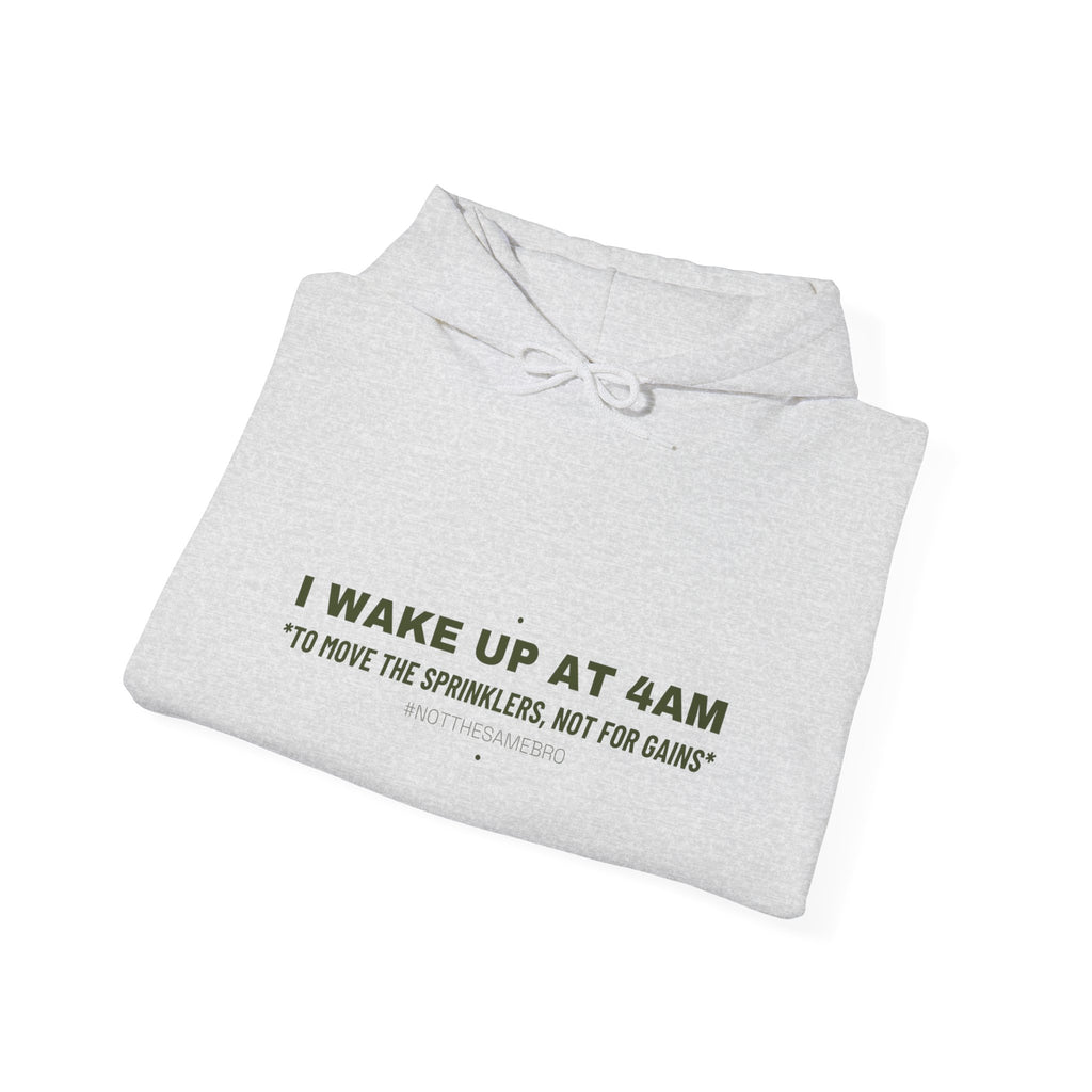 I Wake Up At 4Am - Trendy Teez Funny Hoodie mockup