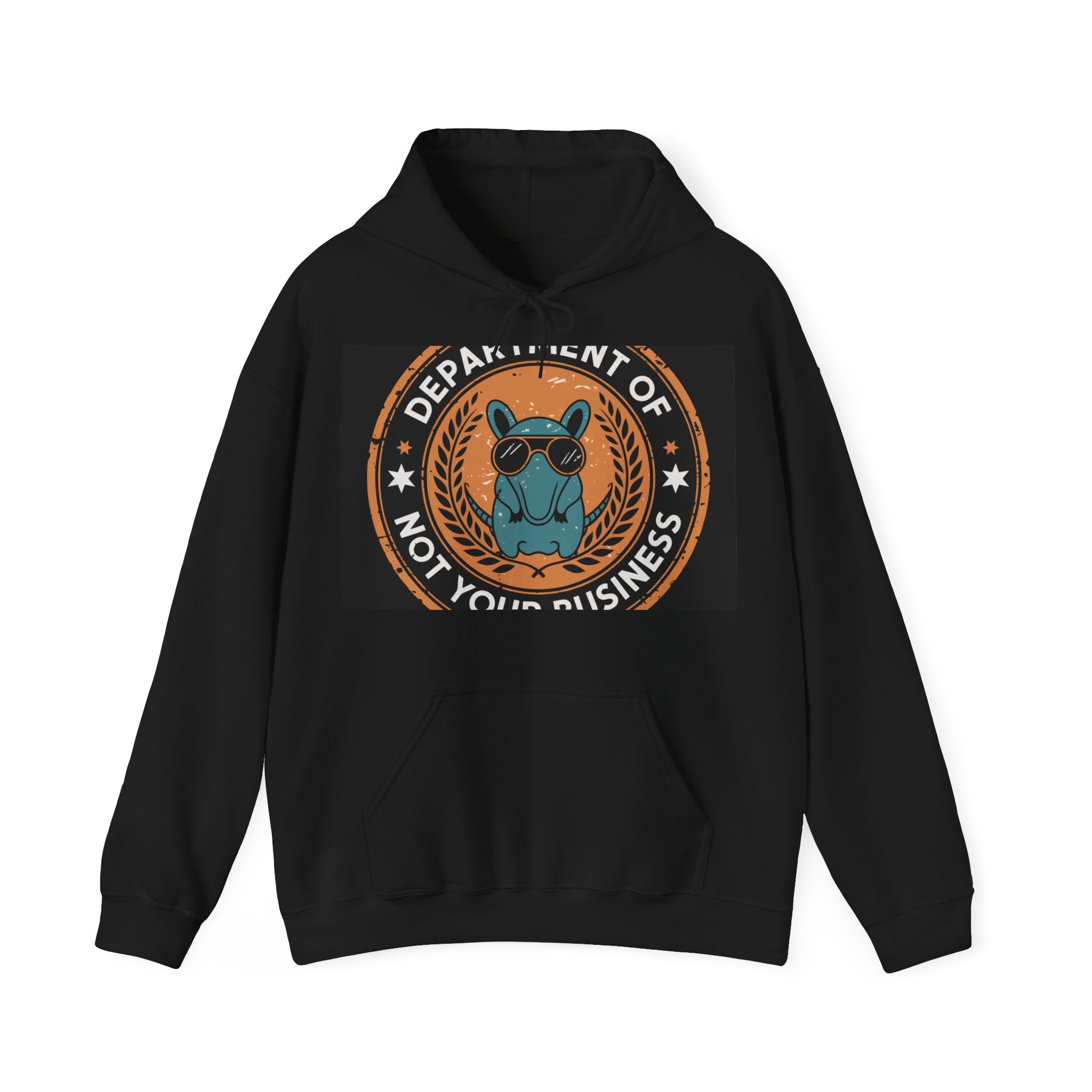 Department Of Not Your Business - Trendy Teez Funny Hoodie mockup
