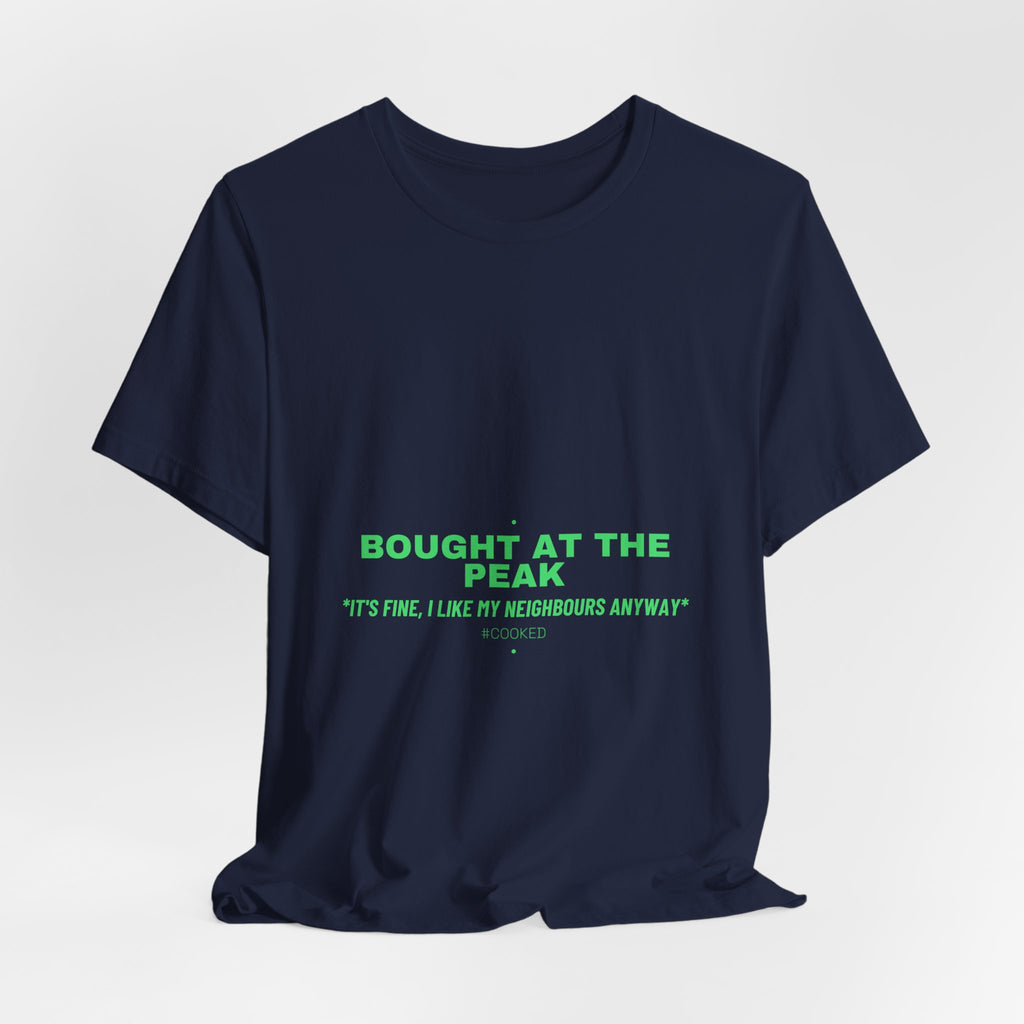 Bought At The Peak - Trendy Teez Funny Tee mockup