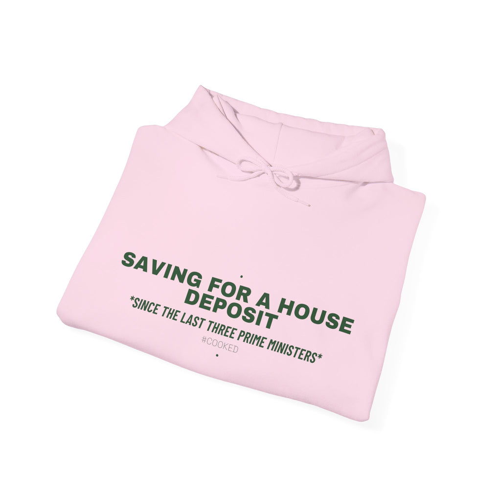 Saving For A House Deposit - Trendy Teez Funny Hoodie mockup