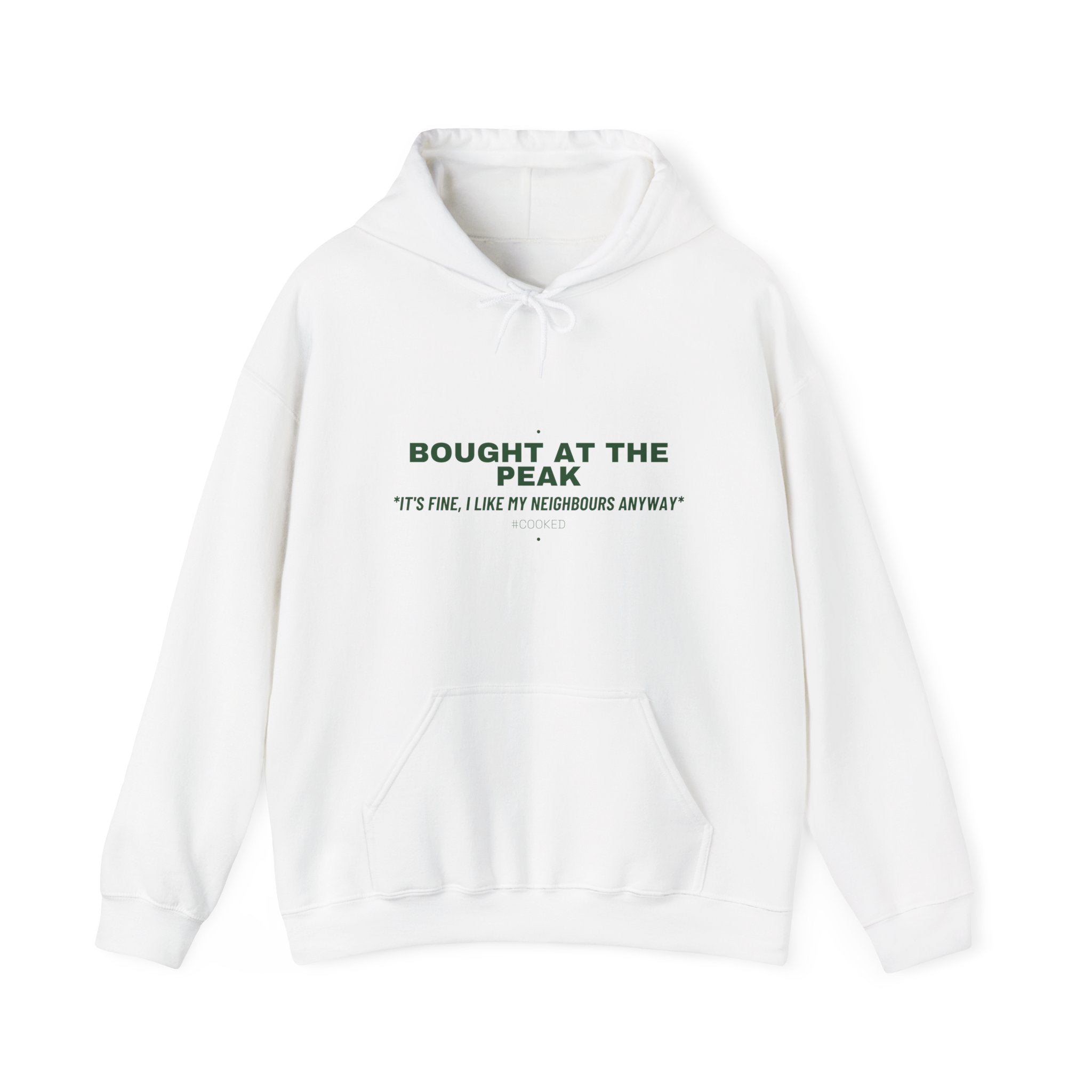 Bought At The Peak - Trendy Teez Funny Hoodie mockup