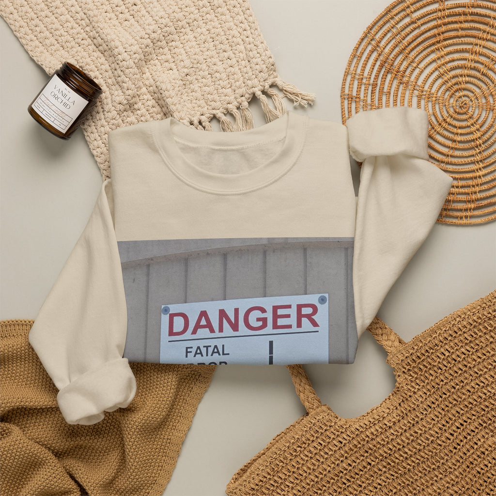 A Sign In A Plaza Near My House. This Wall Back... — Hard Crewneck