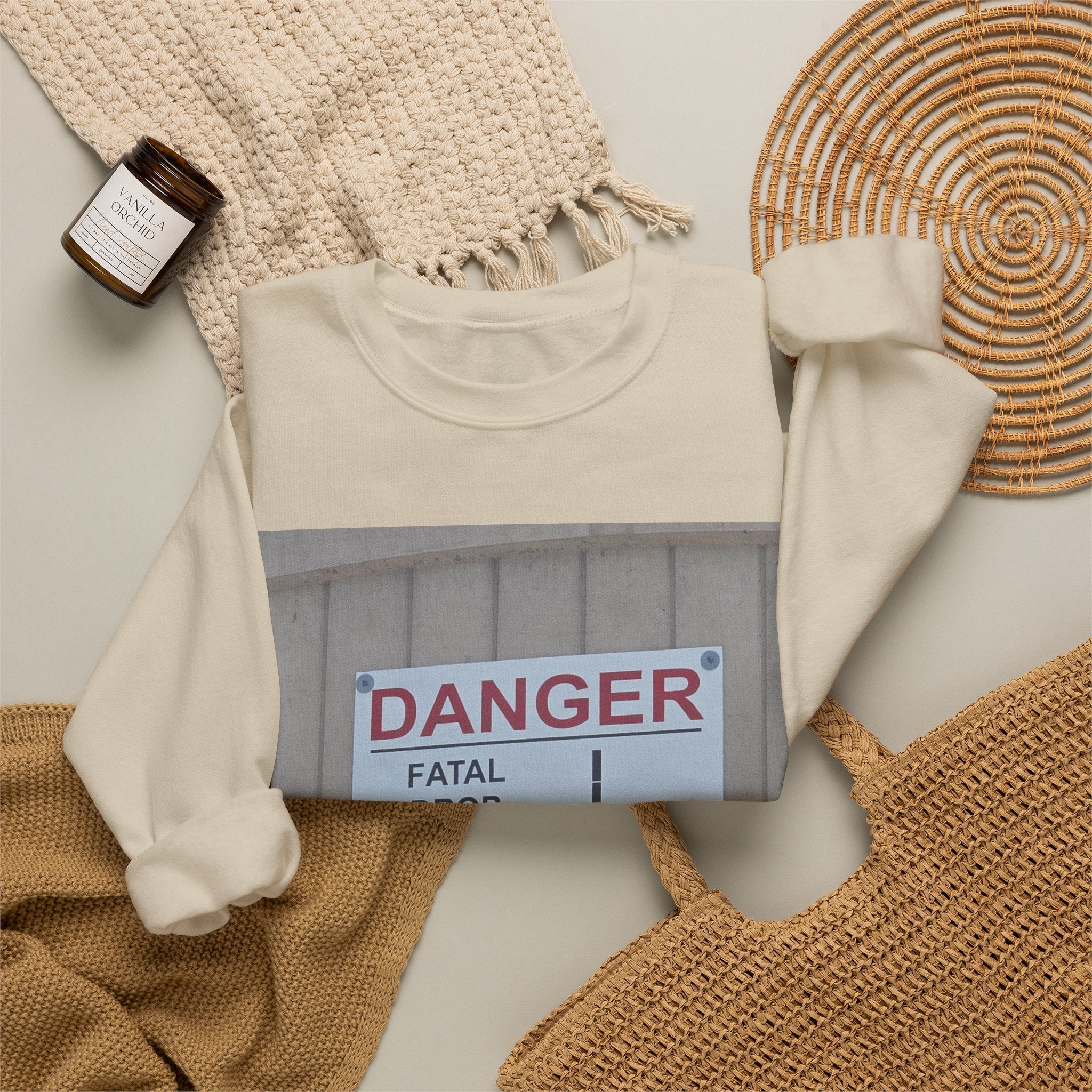 A Sign In A Plaza Near My House. This Wall Back... — Hard Crewneck