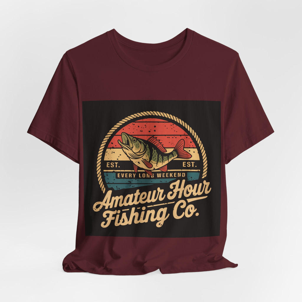 Amateur Hour Fishing Co. - Trendy Teez Funny Tee mockup