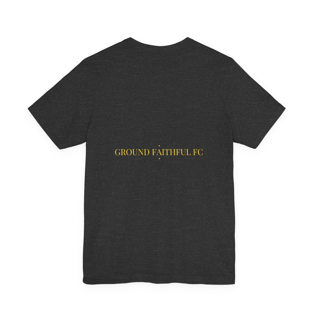 Ground Faithful Fc - Trendy Teez Funny Tee (Back Print) mockup