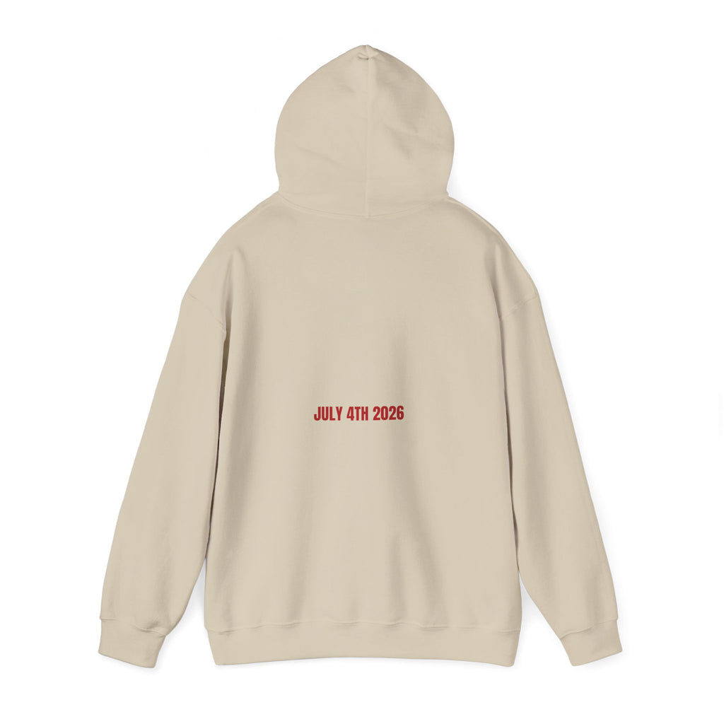 July 4Th 2026 - Trendy Teez Funny Hoodie (Back Print) mockup