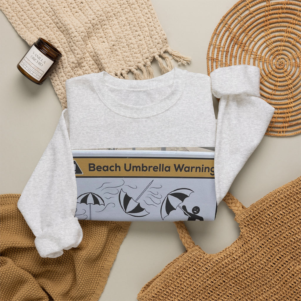 Flying Beach Umbrellas (Ocean City, Nj) — Hard Crewneck