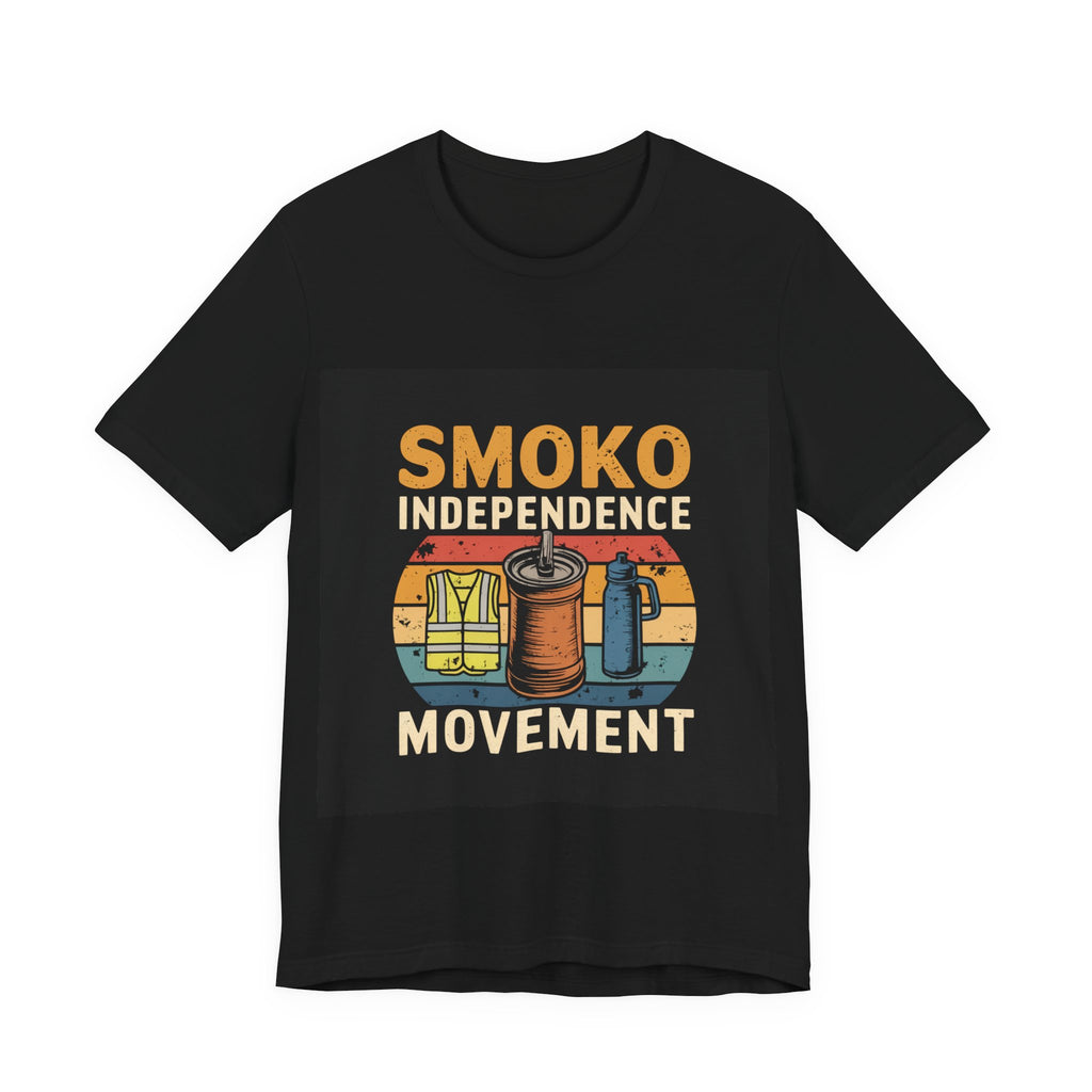 Smoko Independence Movement - Trendy Teez Funny Tee mockup