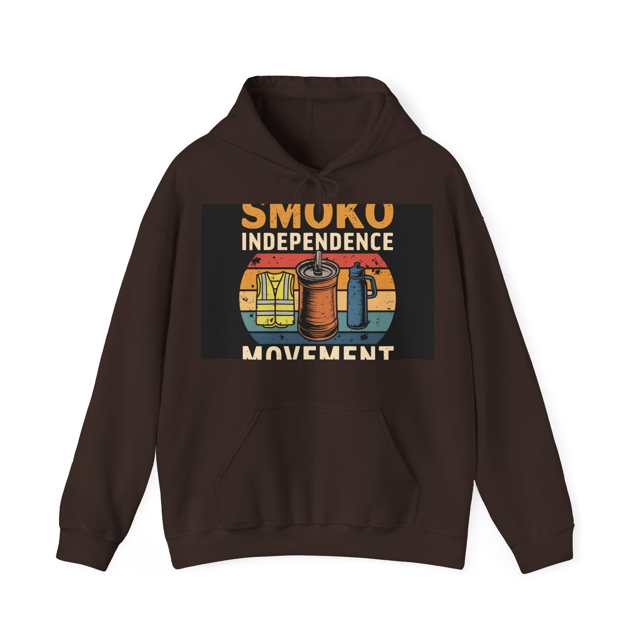 Smoko Independence Movement - Trendy Teez Funny Hoodie mockup